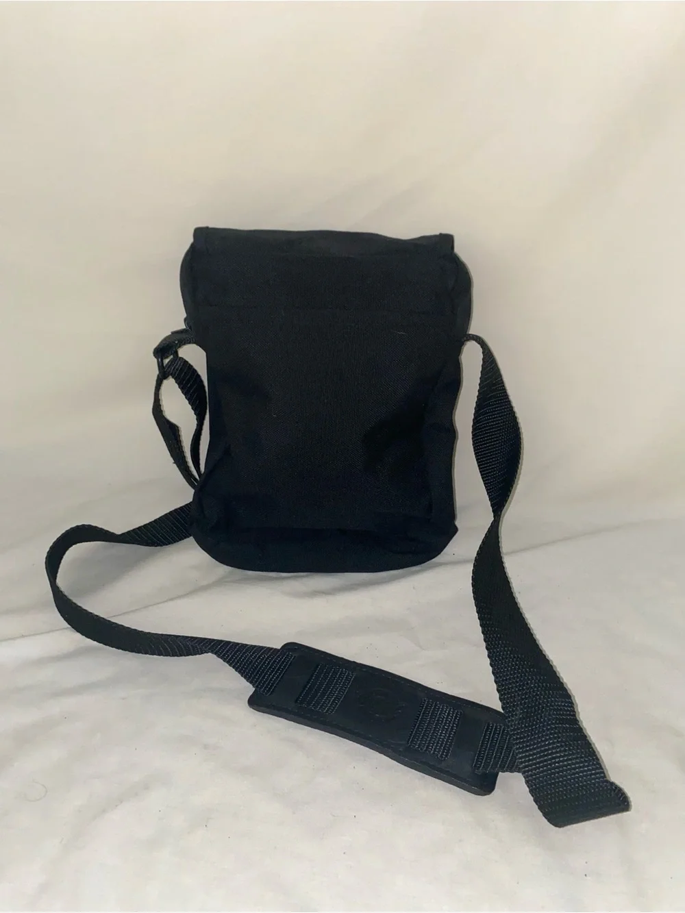 Black Crossbody Shoulder Bag for Men - Compact Everyday Carry